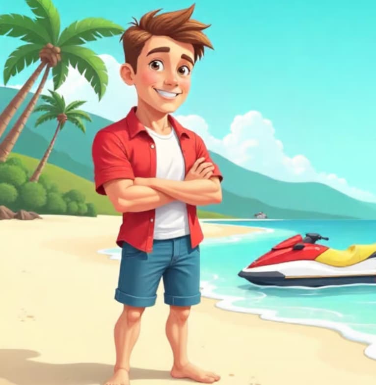 The game Beach Business