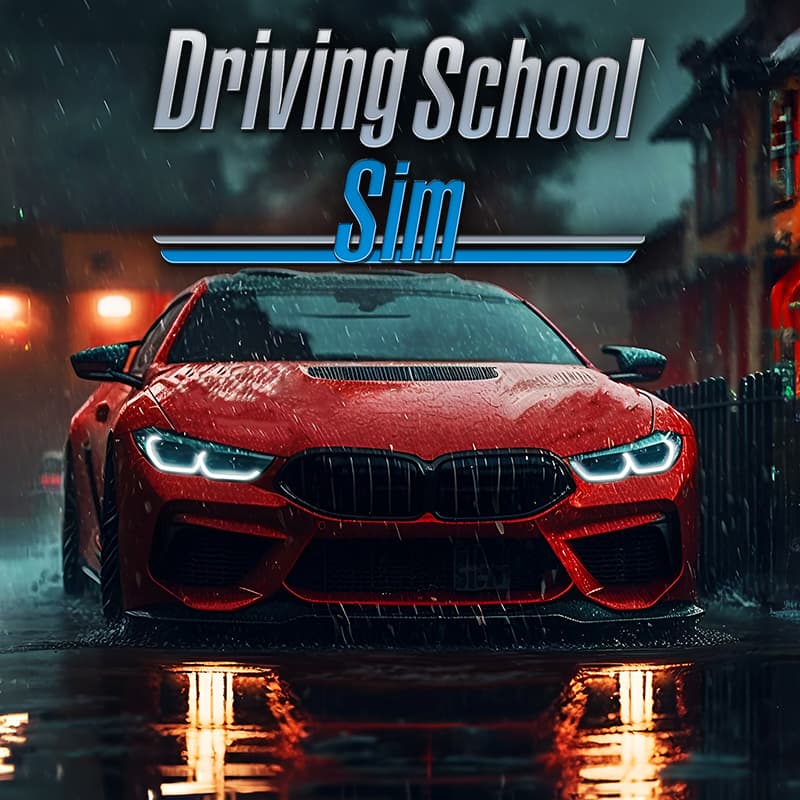 The game Driving School Simulator