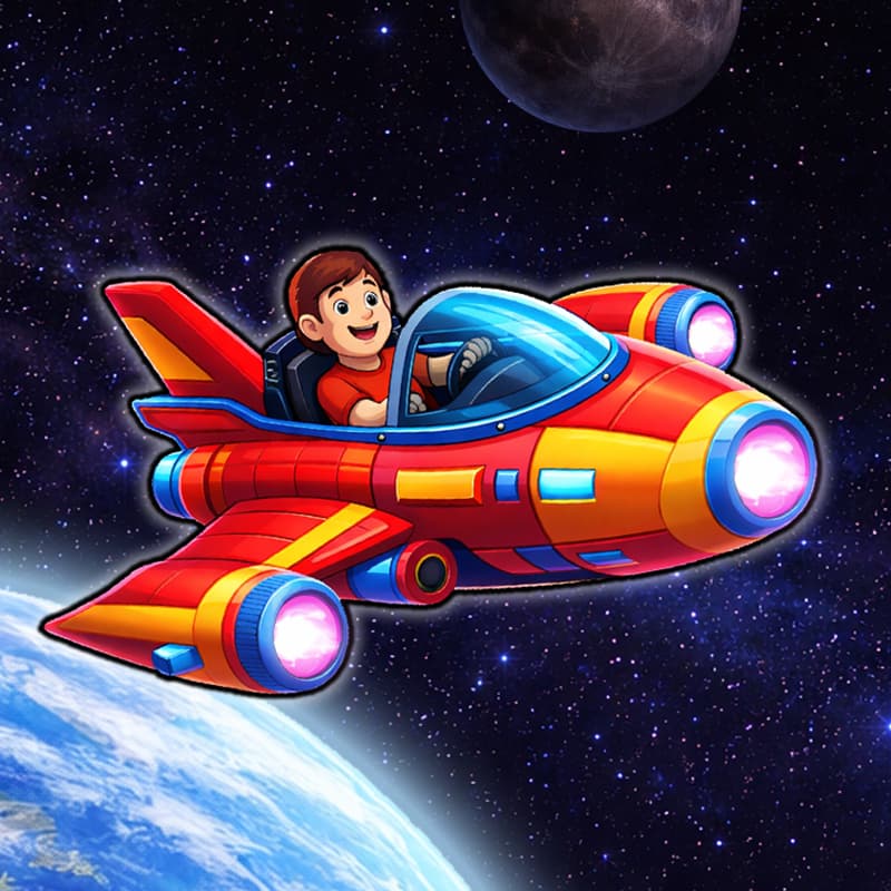 The game Obby Space Challenge: Starships