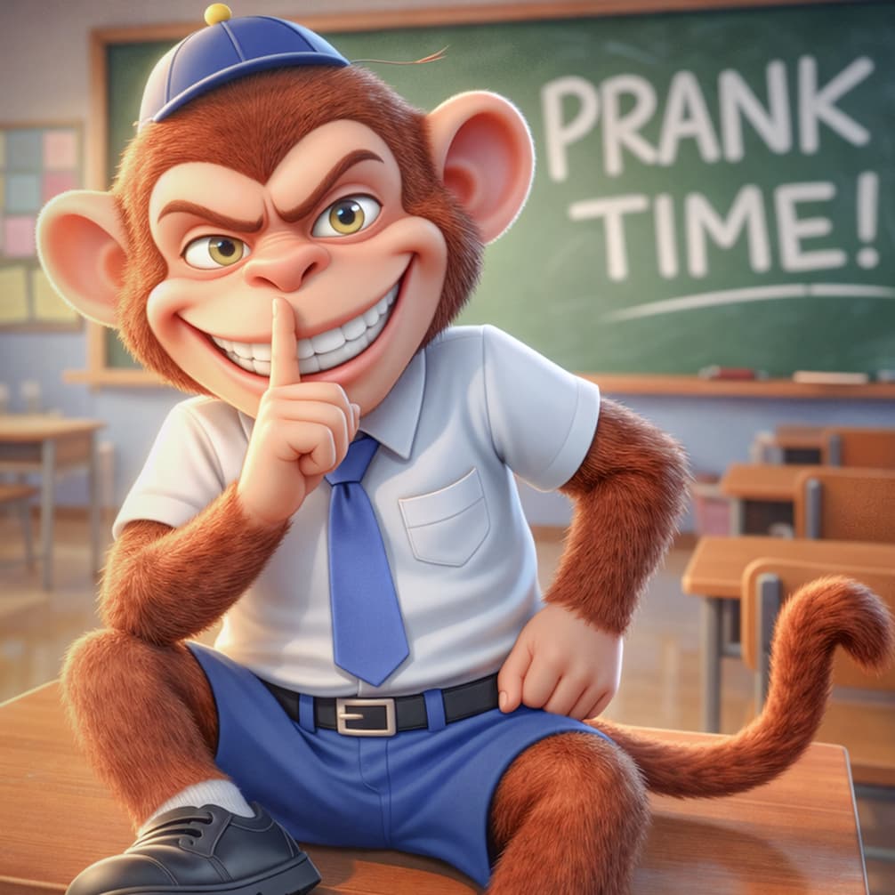 The game Monkey School Prank