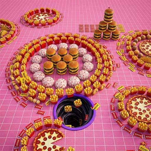 The game Black Hole Fill 3D
