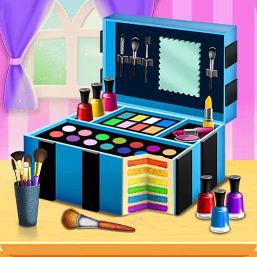 The game Cosmetic Box Cake Maker 2025