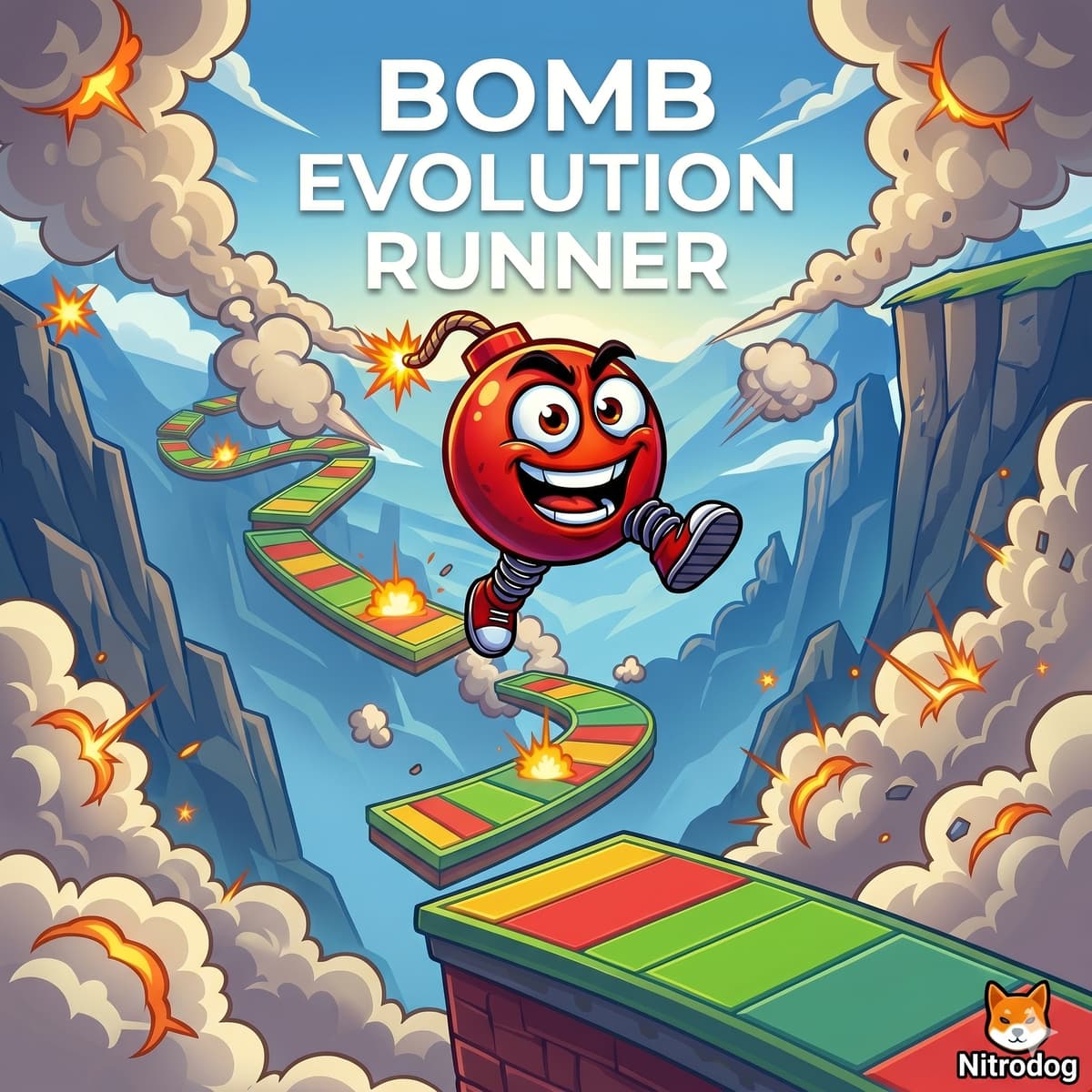 The game Bomb Evolution Runner