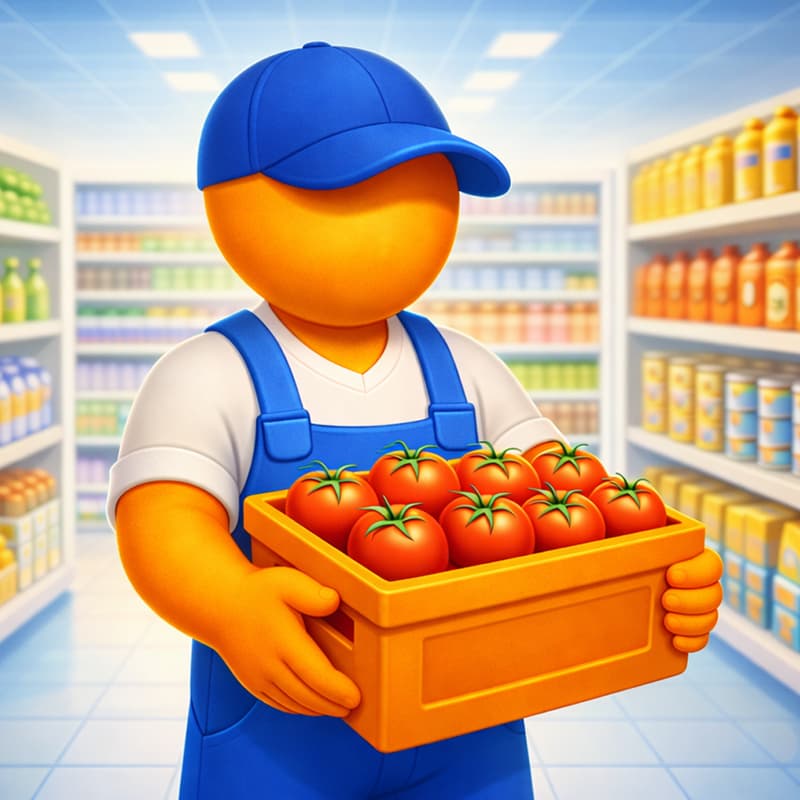 The game Supermarket Manager