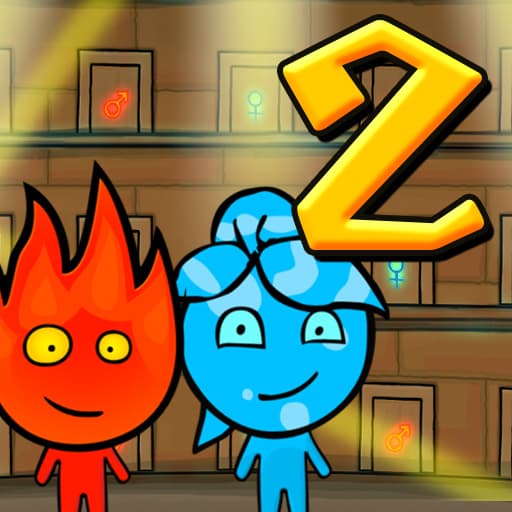 The game FIREBOY AND WATERGIRL 2 LIGHT TEMPLE