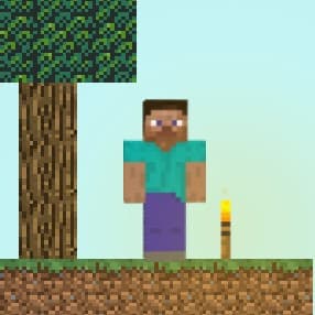 The game Minecraft - SkyBlock