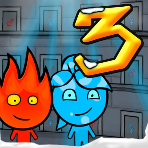 The game FIREBOY AND WATERGIRL 3 ICE TEMPLE