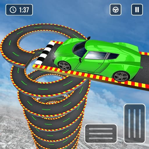 The game Mega Car Stunt Ramps Games