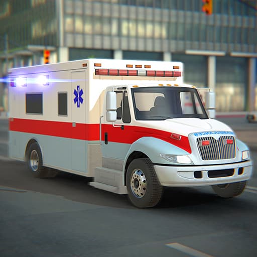 The game City Ambulance Car Driving