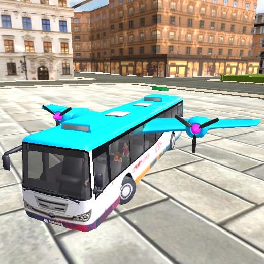 The game Flying Bus Simulator