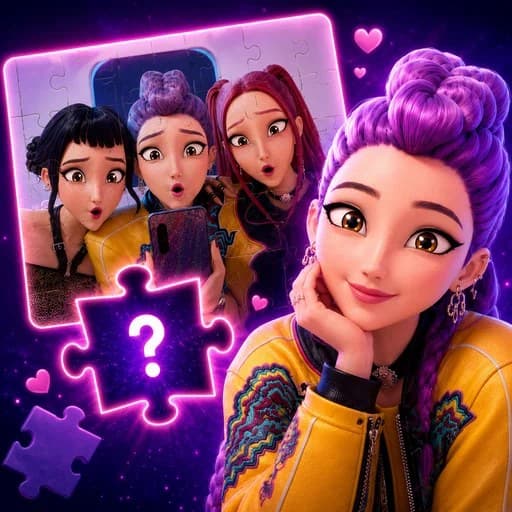 The game Cape Pop Puzzles: Rumi Huntrix and Demons