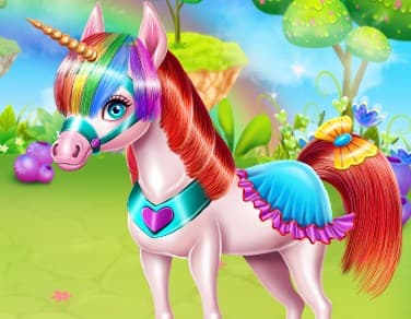 The game Unicorn Beauty Salon