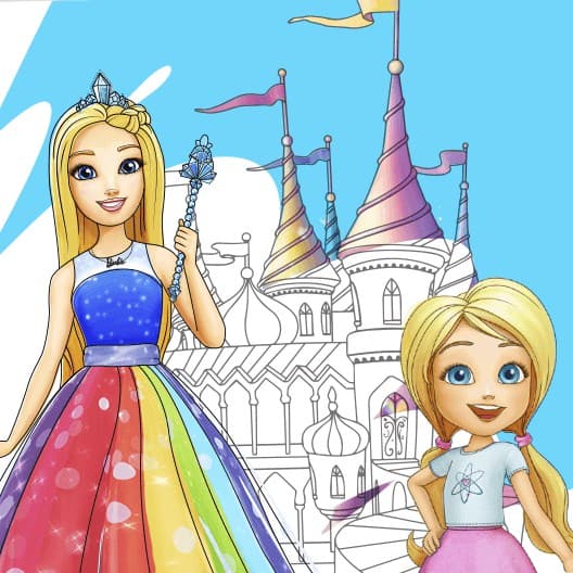 The game Barbie Dreamtopia - Coloring Zoo