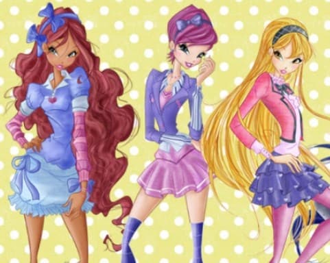 The game Winx Magic E-card