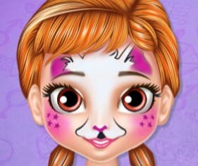 The game Little Princess Anna Face Painting