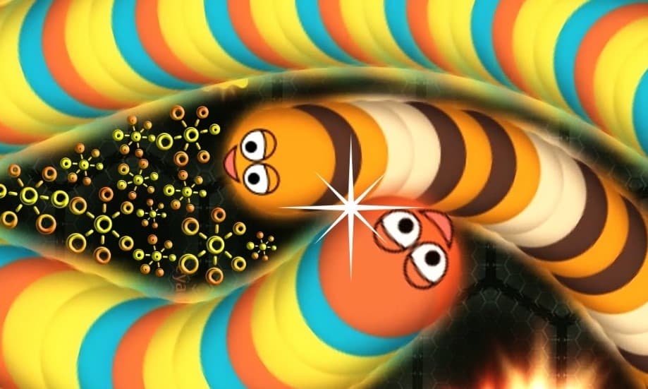 The game Wormate.io Adventures Non-Stop